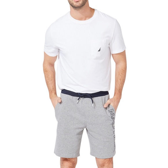 Nautica Mens 9" Logo Fleece Short - Picture 5 of 5